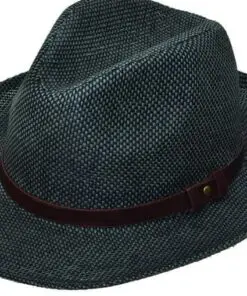 Fedora με δερμάτινο λουράκι