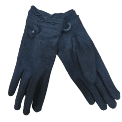 Γάντια μάλλινα γυναικεία με φιογκάκι 11