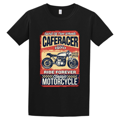 Tshirt Cafe race Motorcycle