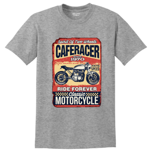 Tshirt Cafe race Motorcycle