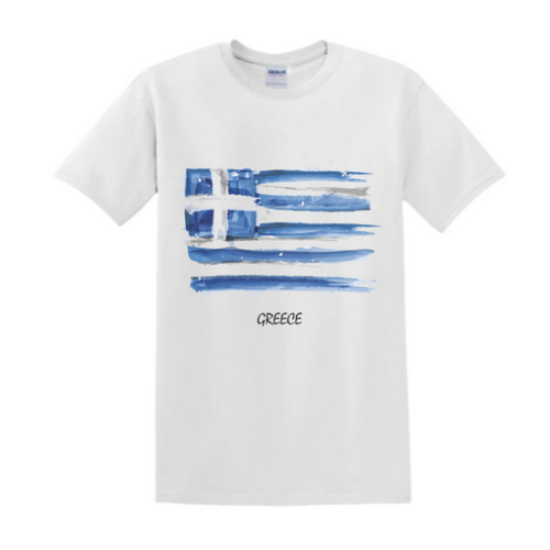Tshirt Greek Flag