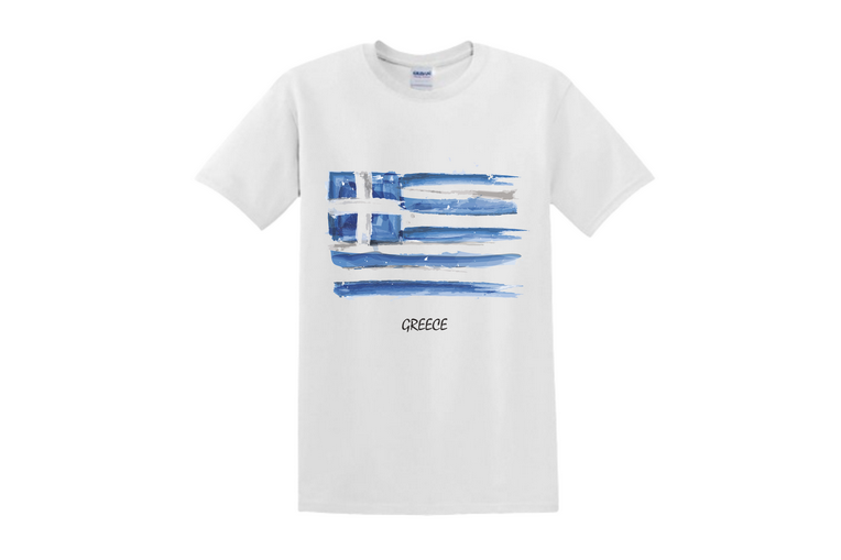 Tshirt Greek Flag