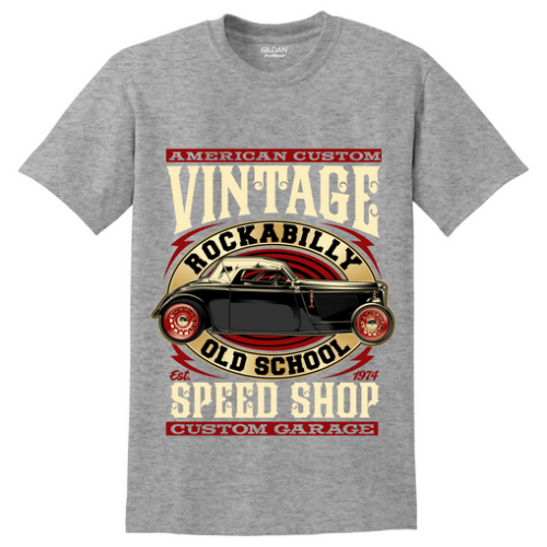 Ανδρική μπλούζα Vintage Rockabilly 1