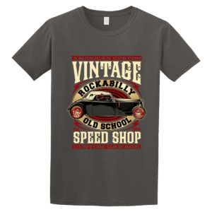 Alternative view of Ανδρική μπλούζα Vintage Rockabilly