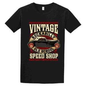 Ανδρική μπλούζα Vintage Rockabilly