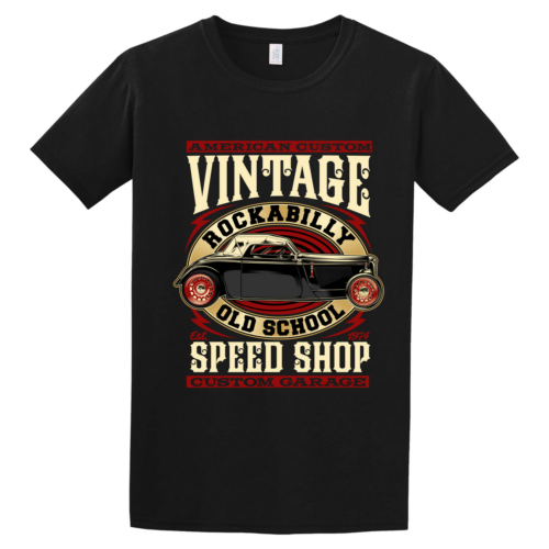 Ανδρική μπλούζα Vintage Rockabilly