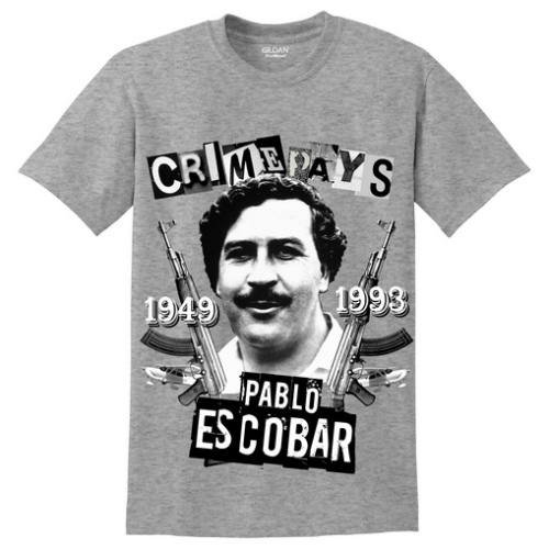 Κοντομάνικο Escobar Crime Pays