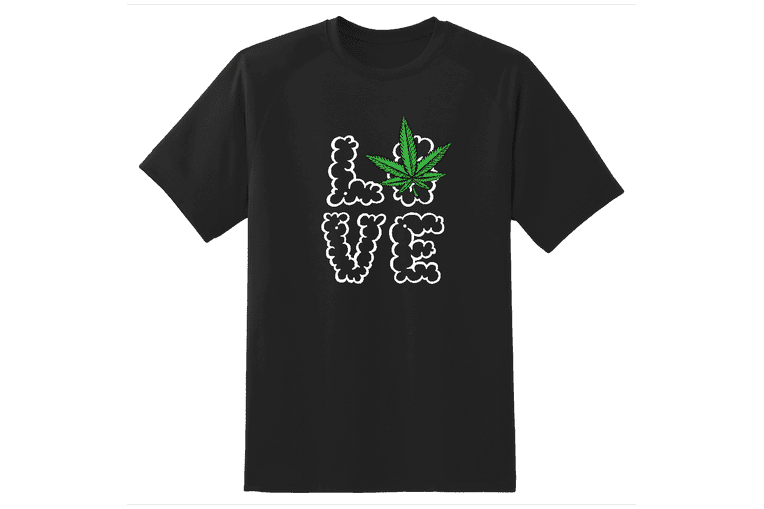 Κοντομάνικο Love Cannabis