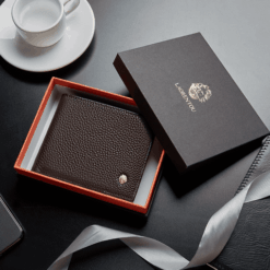 Alternative view of Δερμάτινο Ανδρικό πορτοφόλι Laorentou 328J004L σκούρο καφέ