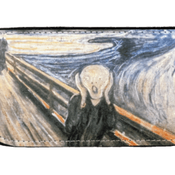 Χειροποίητη δερμάτινη καπνοθήκη The Scream