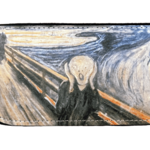 Χειροποίητη δερμάτινη καπνοθήκη The Scream