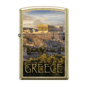 Parthenon Temple Design Zippo