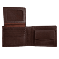 Alternative view of Δερμάτινο πορτοφόλι Mario Rossi 808 καφέ