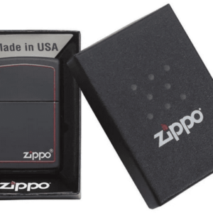 Classic Black and Red Zippo 4