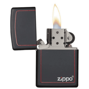 Classic Black and Red Zippo