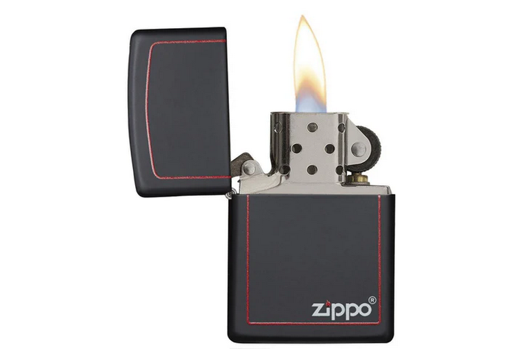 Classic Black and Red Zippo