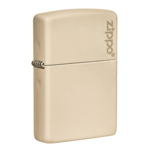 Classic Flat Sand Zippo Logo