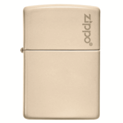 Classic Flat Sand Zippo Logo