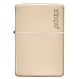 Classic Flat Sand Zippo Logo 2