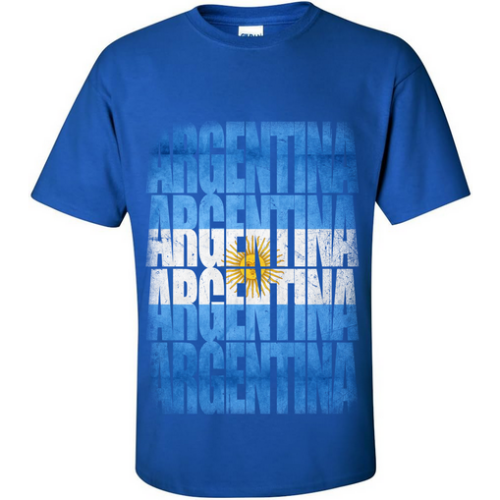 Κοντομάνικη μπλούζα Argentina