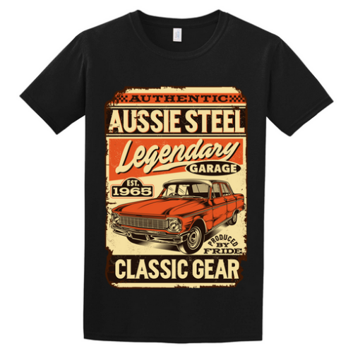 Κοντομάνικη μπλούζα Aussie Steel