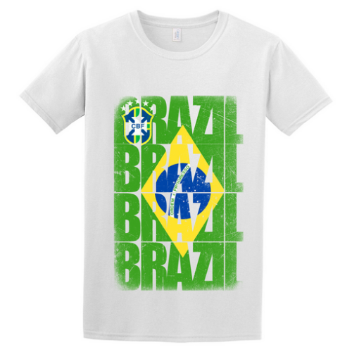 Κοντομάνικη μπλούζα Brazil 1