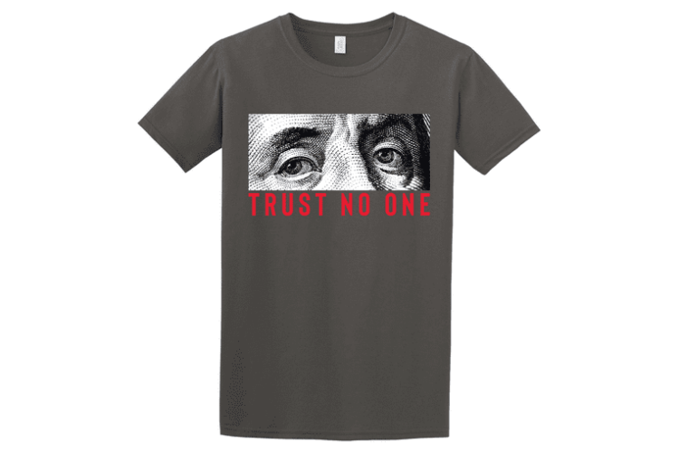 Κοντομάνικο Trust no one