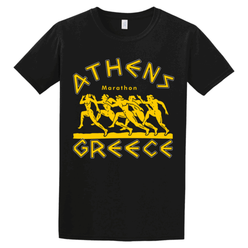 Athens Marathon κοντομάνικη μπλούζα Unisex