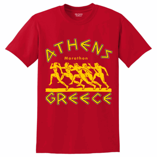 Athens Marathon κοντομάνικη μπλούζα Unisex