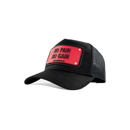 Alternative view of No Pain No Gain jockey καπέλο με rubber patch - John Hatter & Co