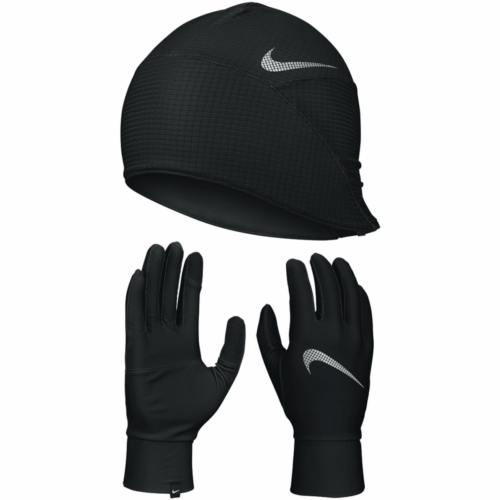 Nike Essentials σετ σκουφί και γάντια για τρέξιμο ανδρών