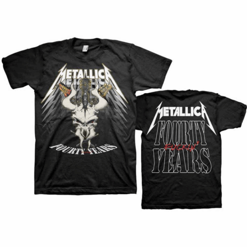 Metallica Unisex T-Shirt: 40th Anniversary
