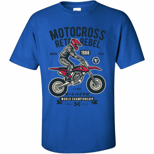 Unisex μπλούζα Motocross Rebel