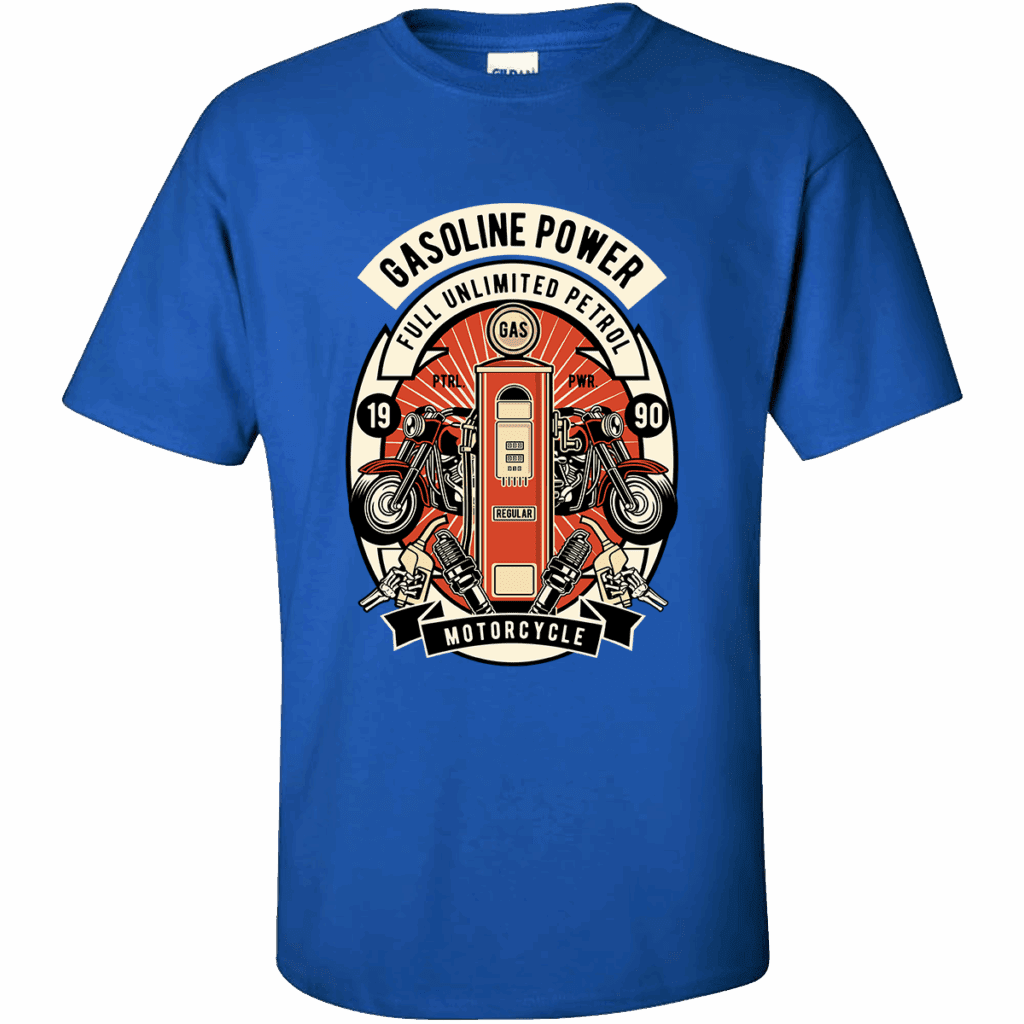 Βαμβακερό T-Shirt Gasoline Power 11 Βαμβακερό T-Shirt Gasoline Power