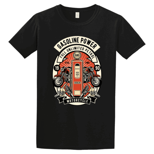 Βαμβακερό T-Shirt Gasoline Power
