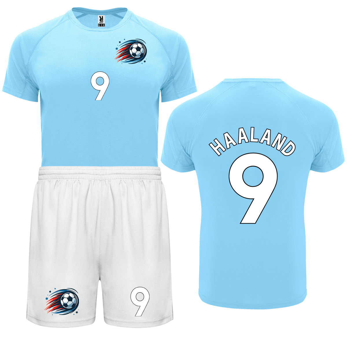 Σετ ποδοσφαίρου για παιδιά Haaland 10 Σετ ποδοσφαίρου για παιδιά Haaland