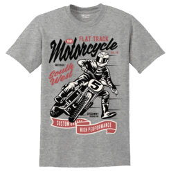 Unisex μπλούζα Flat Track Motorcycle