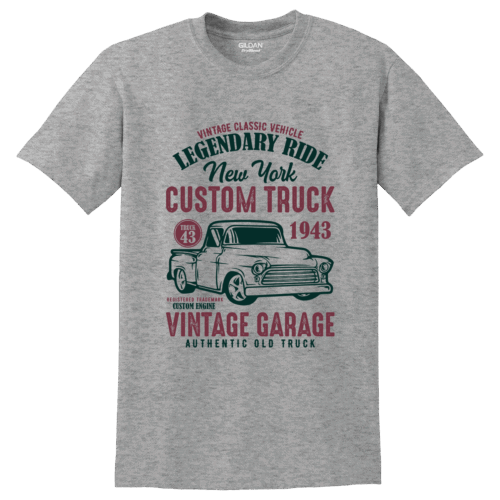 Κοντομάνικο T-Shirt NY Custom Truck