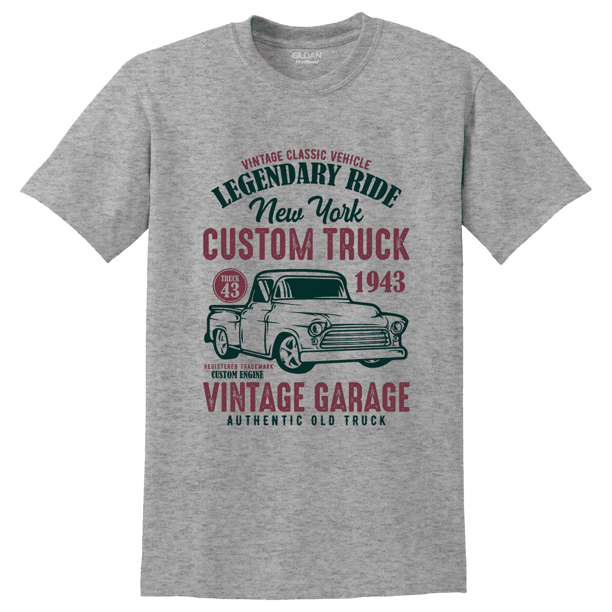 Κοντομάνικο T-Shirt NY Custom Truck 10 Κοντομάνικο T-Shirt NY Custom Truck