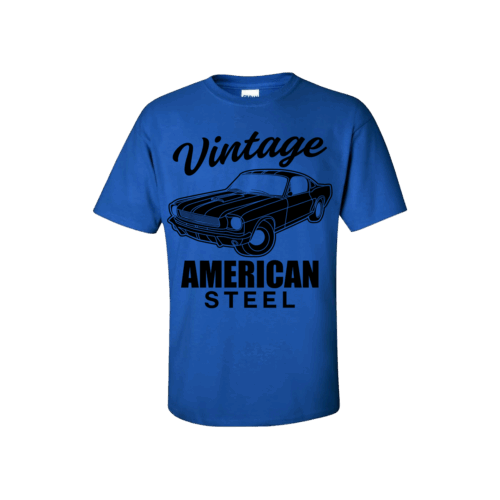 Κοντομάνικη μπλούζα Vintage American Steel