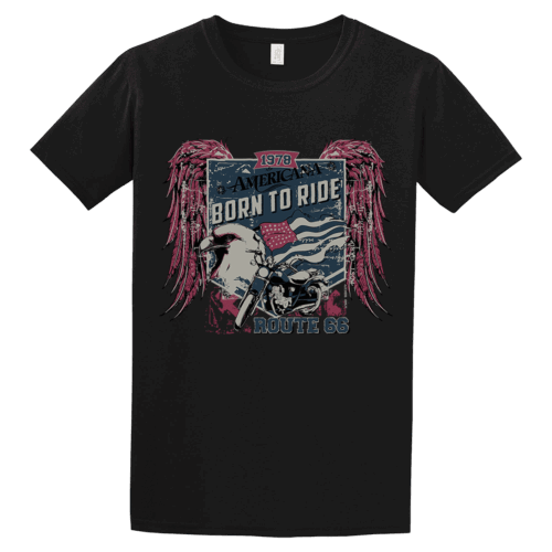 Μπλούζα κοντομάνικη Born to Ride