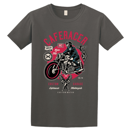 Unisex T-Shirt Caferacer Biker