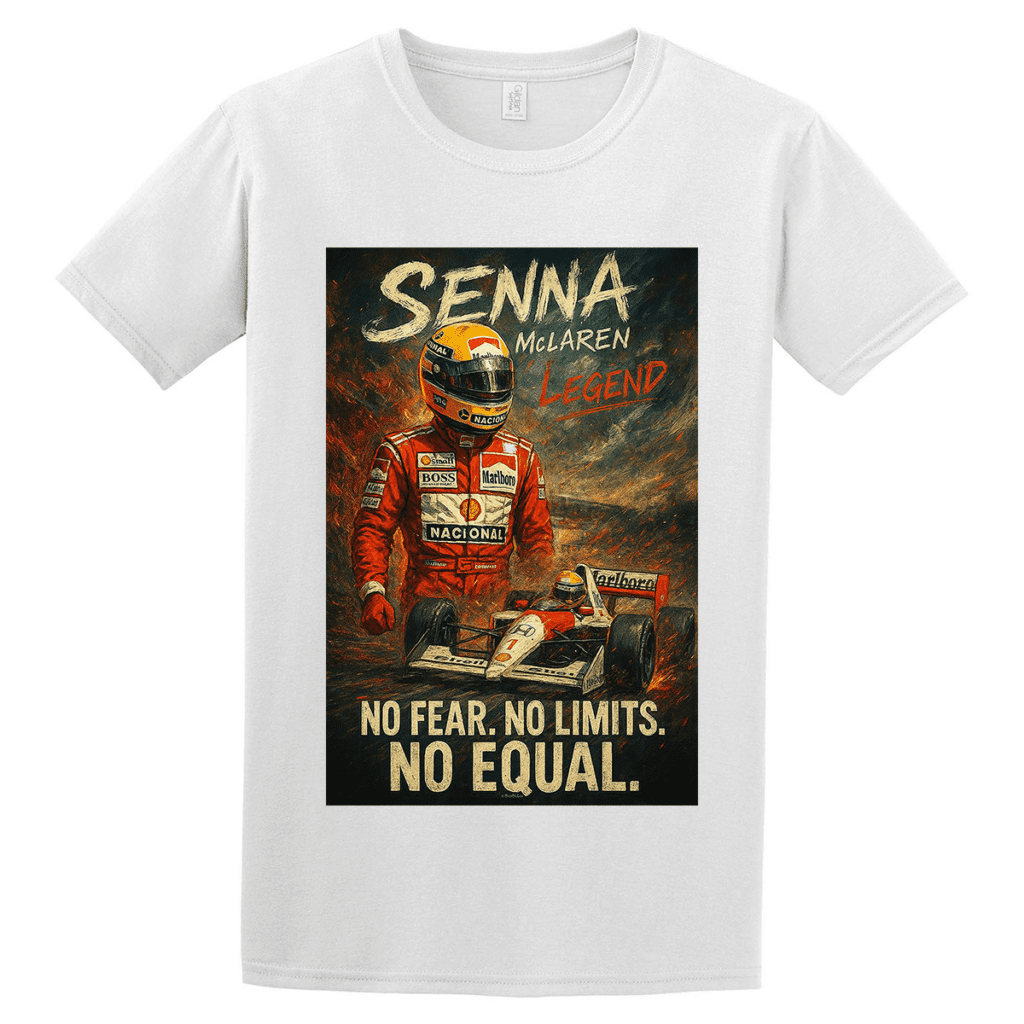 Senna McLaren T-Shirt ενηλίκων 7 Senna McLaren T-Shirt ενηλίκων