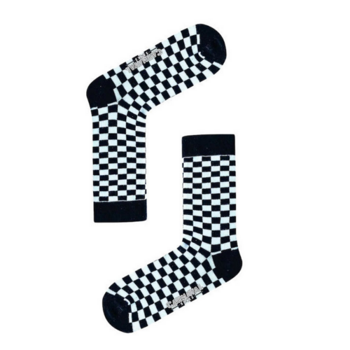 Unisex κάλτσες Black and White 7 Unisex κάλτσες Black and White