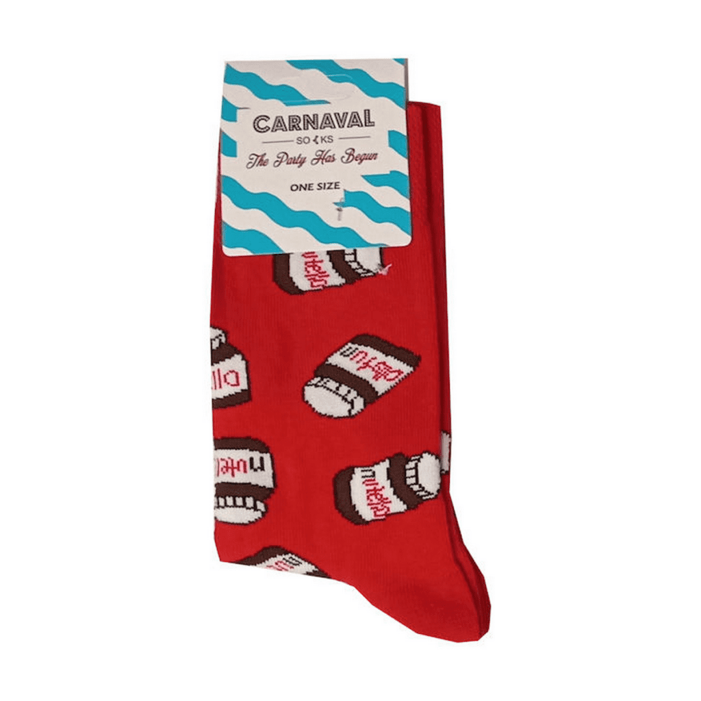 Unisex κάλτσες Yummy κόκκινες