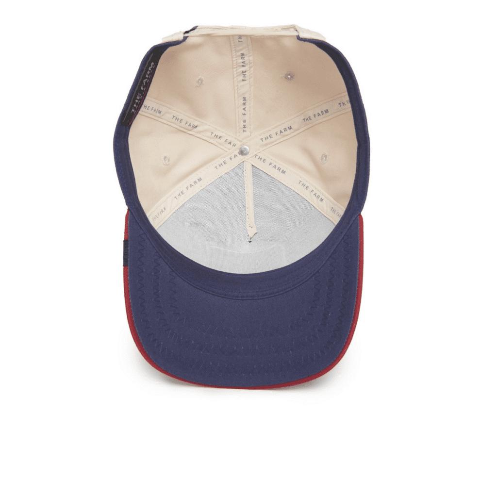 Καπέλο Jockey χωρίς δίχτυ All American Rooster 100 Κόκορας Μπλε - Goorin Bros 3