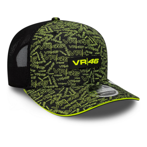 Alternative view of VR46 All Over Print Black 9SEVENTY Stretch Snap Cap