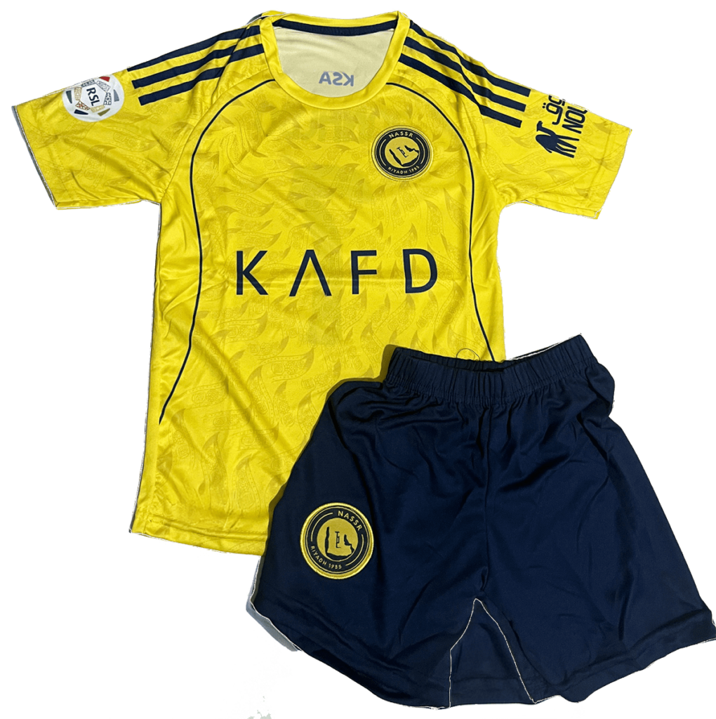 Σετ ποδοσφαίρου Ronaldo Al Nassr 2026 εντός έδρας εμφάνιση