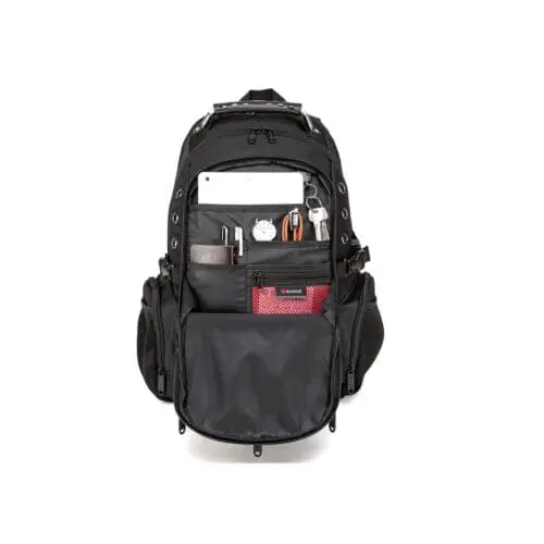 Alternative view of Μεγάλο Backpack 17,3'' Heavy Duty Travel Bange 1901 μαύρο