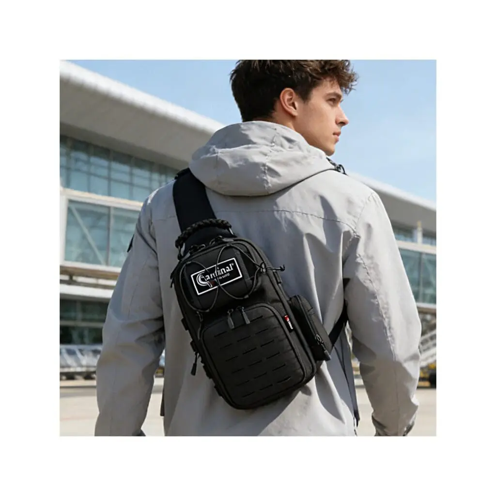 Στρατιωτικό Τσαντάκι Στήθους Tactical Cardinal MT4080 μαύρο 8